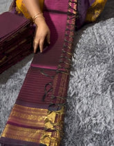 Amritha Magenta Silk Saree