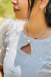 SILVER KURTI