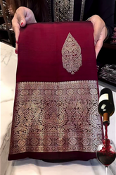 BURGUNDY WINE SAREE