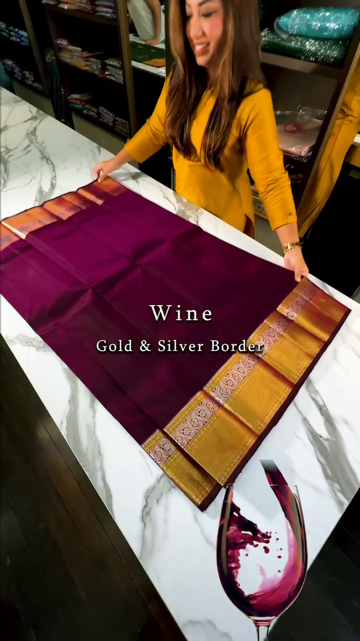 Dual Zari Opulence Saree