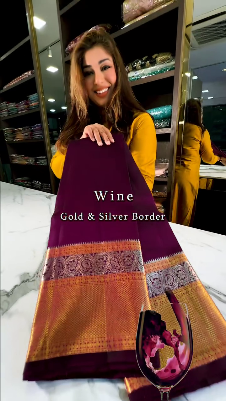 Dual Zari Opulence Saree