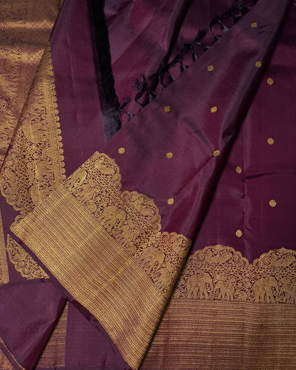Gaja Booti Silk Saree