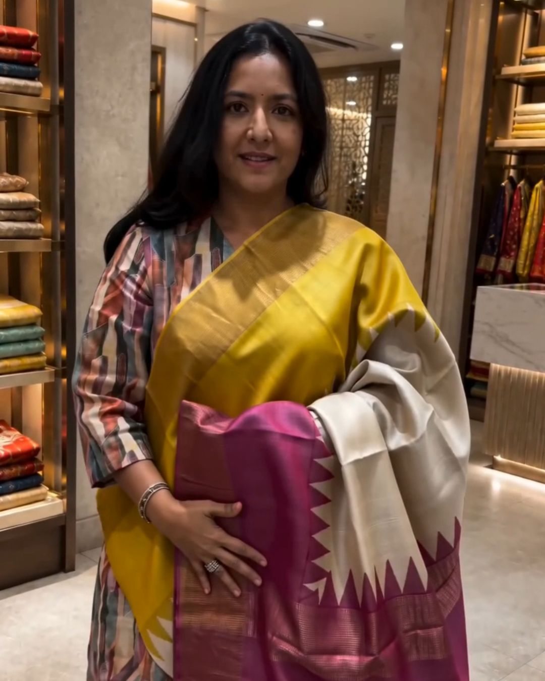 Ganga-Jamuna Silk Saree