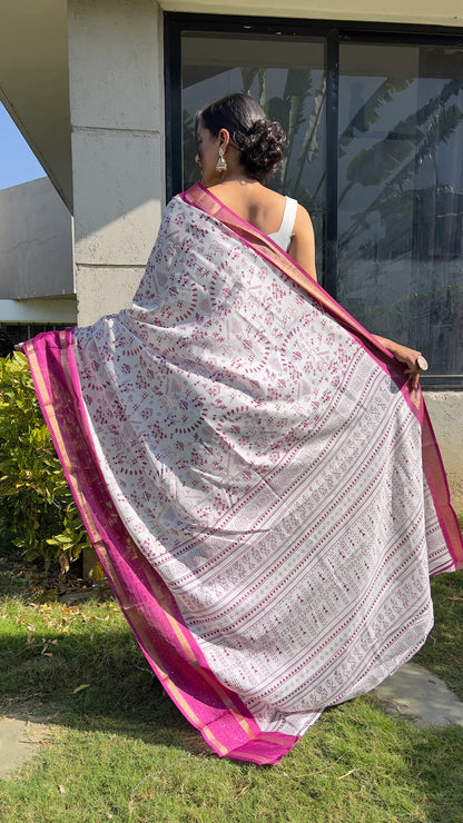 1202-kalamkari ready to wear saree