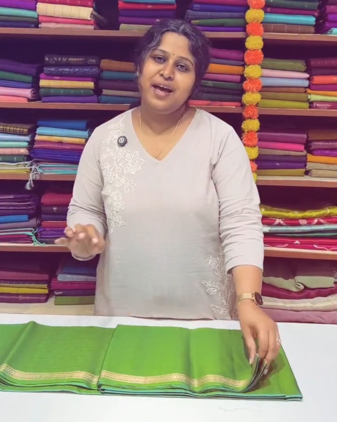 Peacock Light Silk Saree