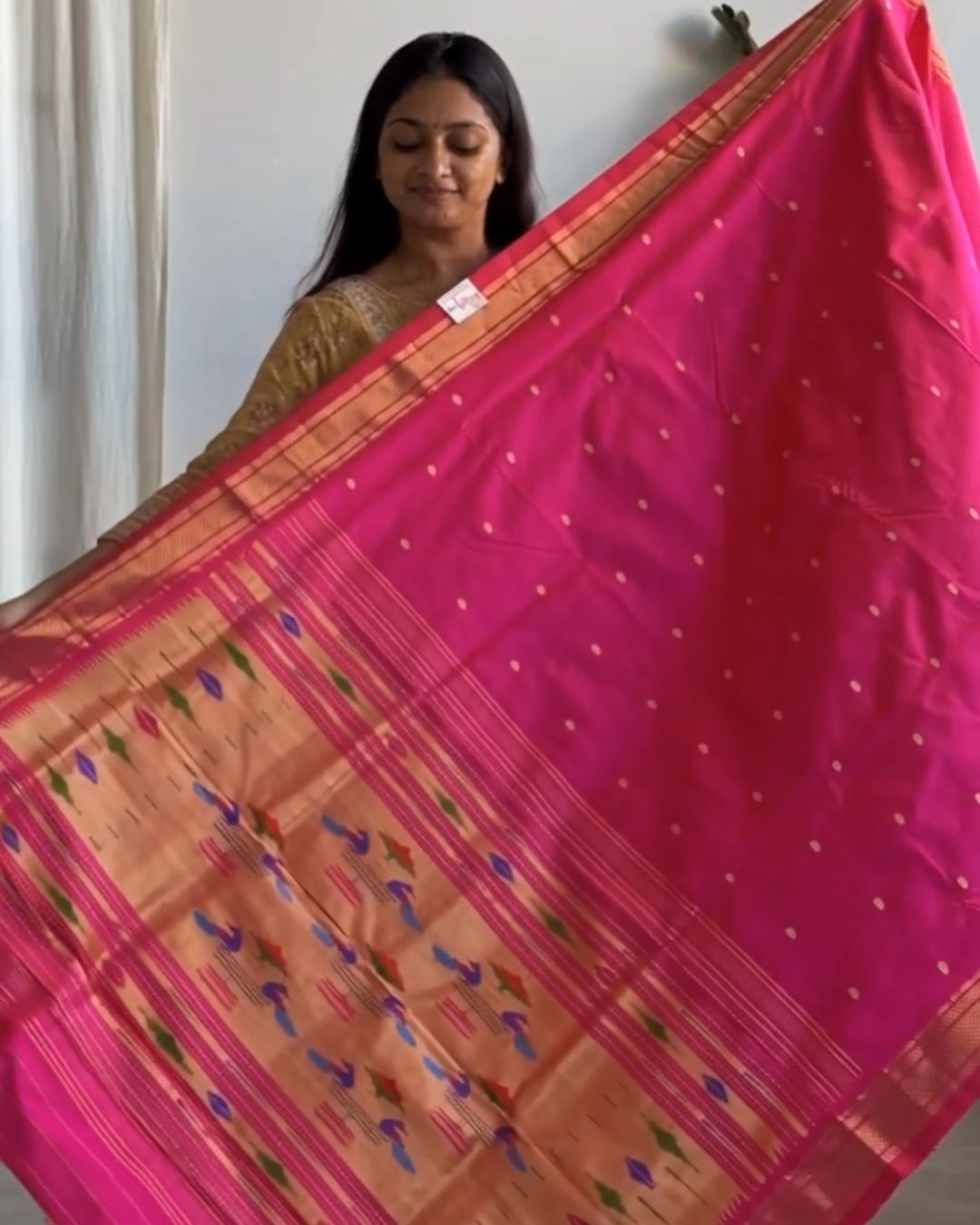 Rani Paithani Silk Saree