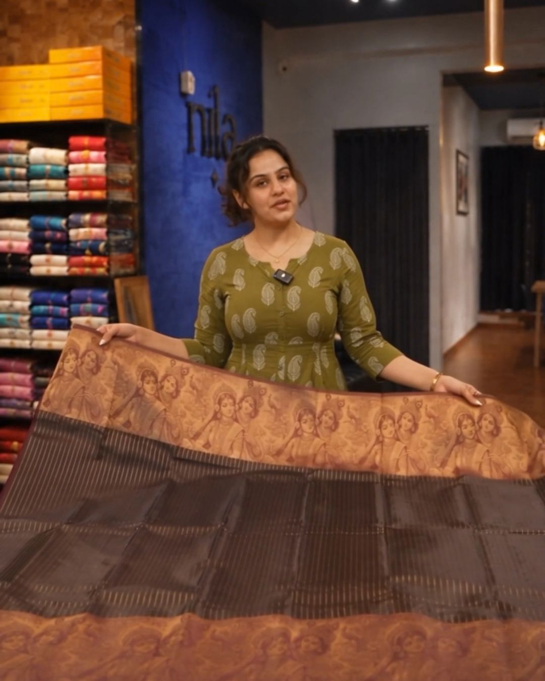 Vrindavan Leela Kanchipuram Saree