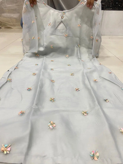 SILVER  KURTI